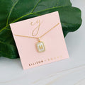 Initial Deco Open Locket Pendant Necklace Ellisonyoung.com