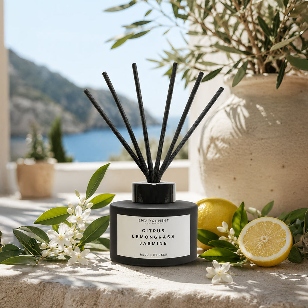 Citrus | Lemongrass | Jasmine Diffuser (Inspired by W Hotel®) Stone Candles
