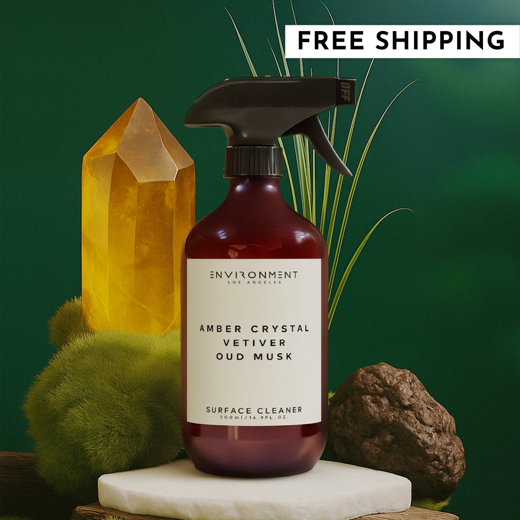 Amber Crystal | Vetiver | Oud Musk Surface Cleaner (Inspired by Baccarat Rouge 540®)