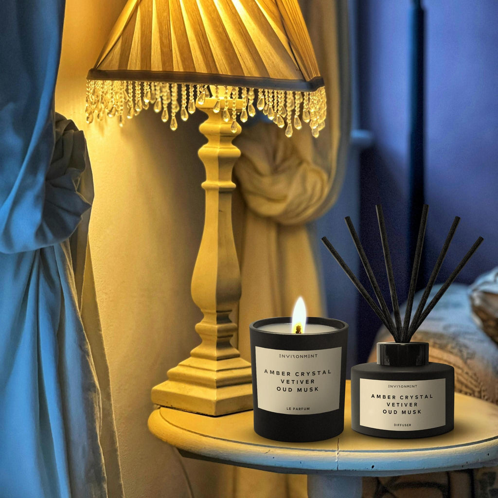 Amber Crystal | Vetiver | Oud Musk Diffuser (Inspired by Baccarat Rouge 540®)