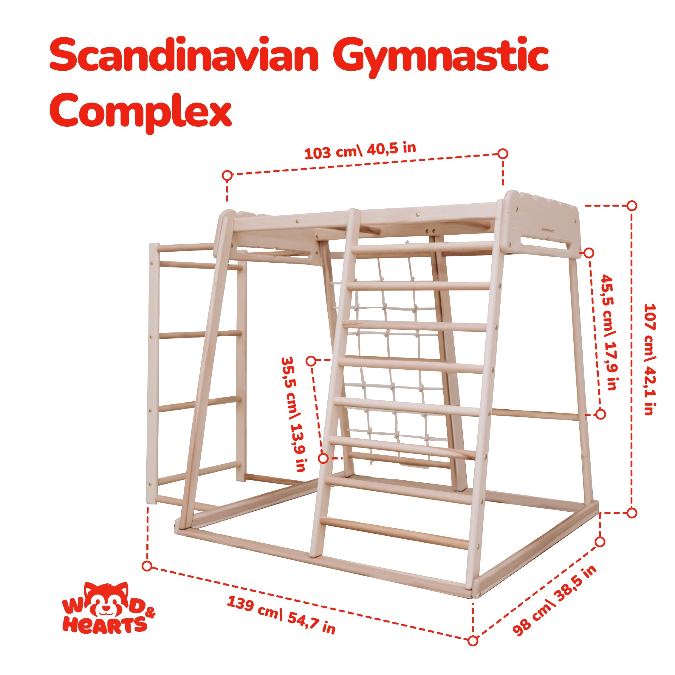 Indoor Jungle Gym woodandhearts
