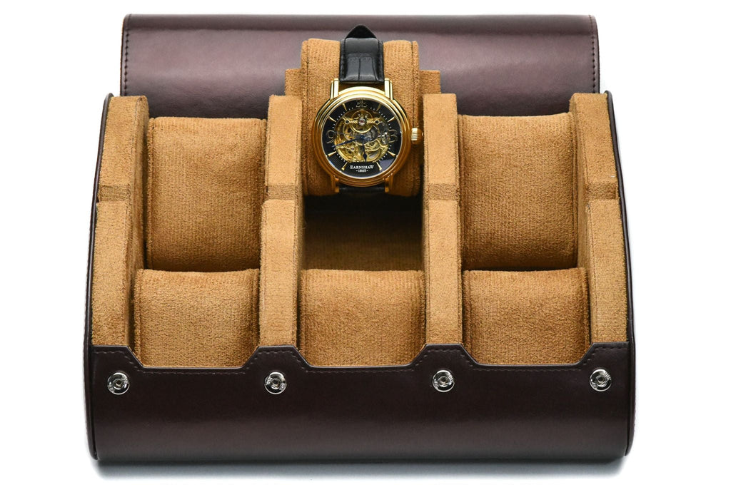 6 Watch Case - Espresso Brown