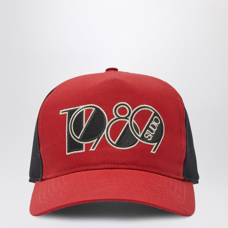 1989 STUDIO Stylish Baseball Cap with Pop Logo - Adjustable Bicolor Cotton for Modern Style