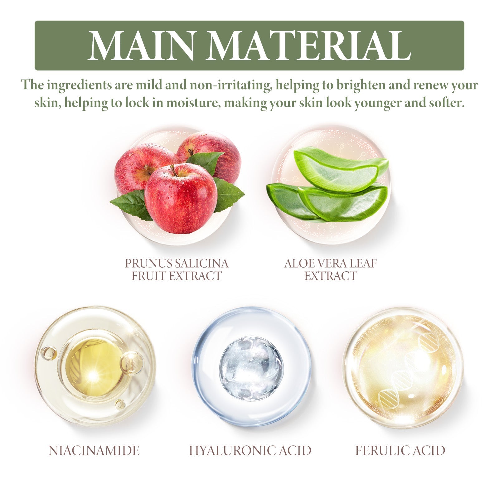 5% Niacinamide Serum, Chun White Tender Skin Fade Spots Brighten Moisturizing Skin Fine Pores