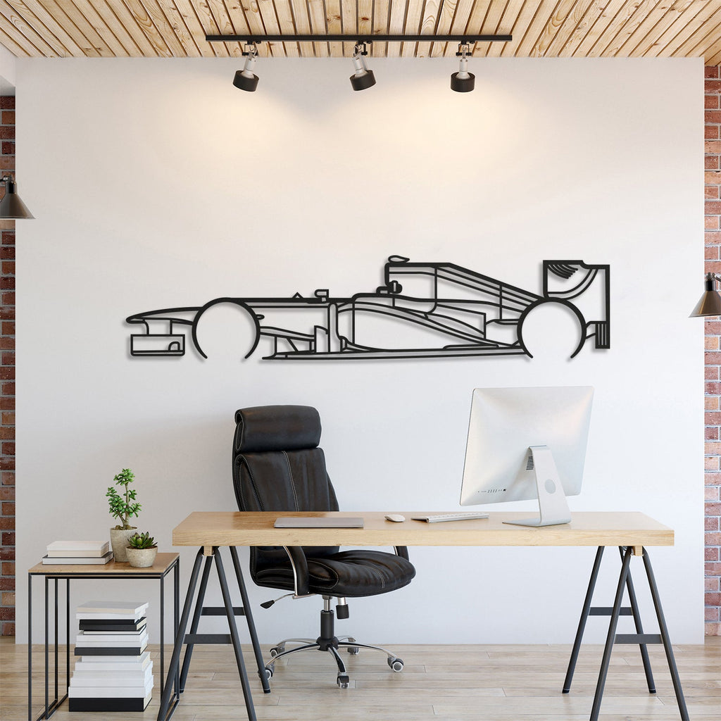 2012 RB8 Detailed Metal Car Wall Art - MT0477