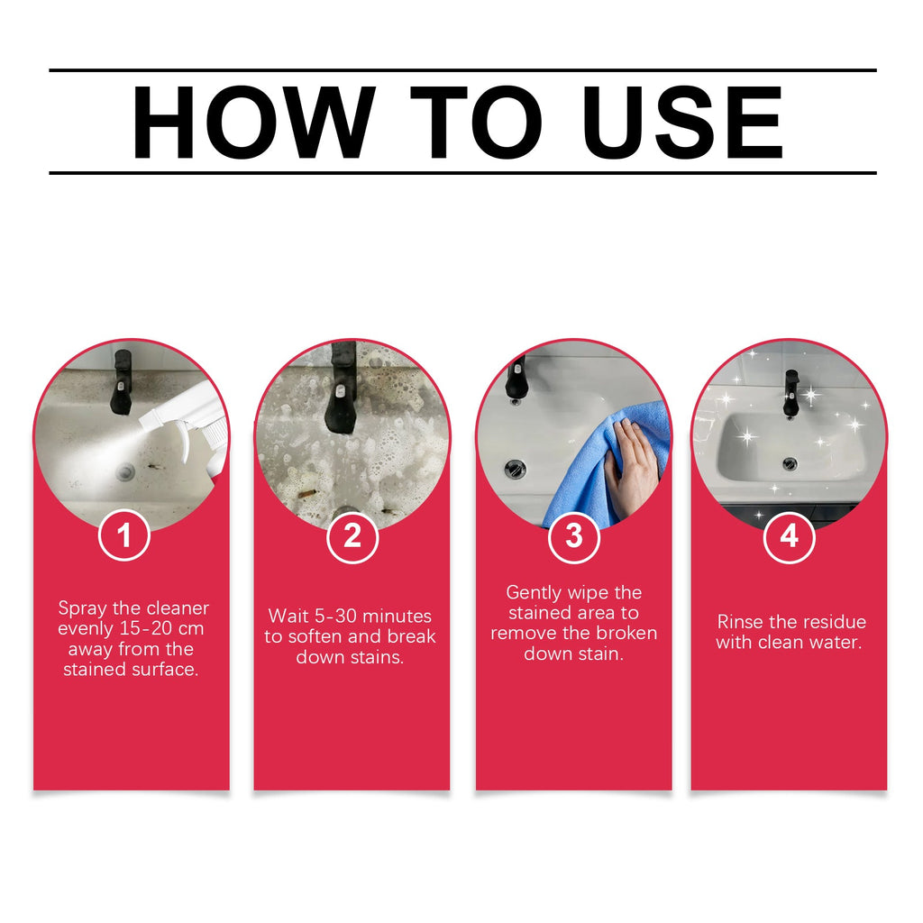 Dirt Dissolver Indoor Wall And Bathroom Tile Dirt Cleaning Multi-Effect Cleaning Spray