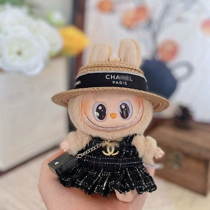 Clothing Accessories Compatible with Labubu Dolls Mario Mushroom Princess Cute V.I.P Digital Presence