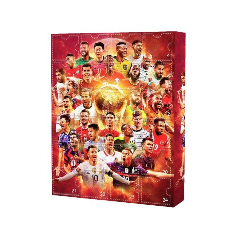 Football Blind Box World Cup PVC Star Ornament Football Star Blind Box Comes to the Football World Handmade