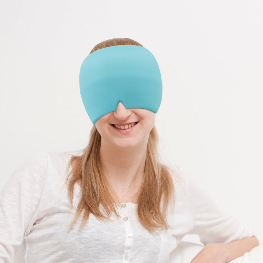 Migraine Relief Hat Ice Pack Headache Relief Gel Eye Mask Cold Therapy Migraine Face Mask Elastic Bag V.I.P Digital Presence