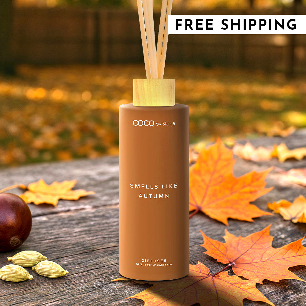 5oz Smells Like Autumn Reed Diffuser Stone Candles
