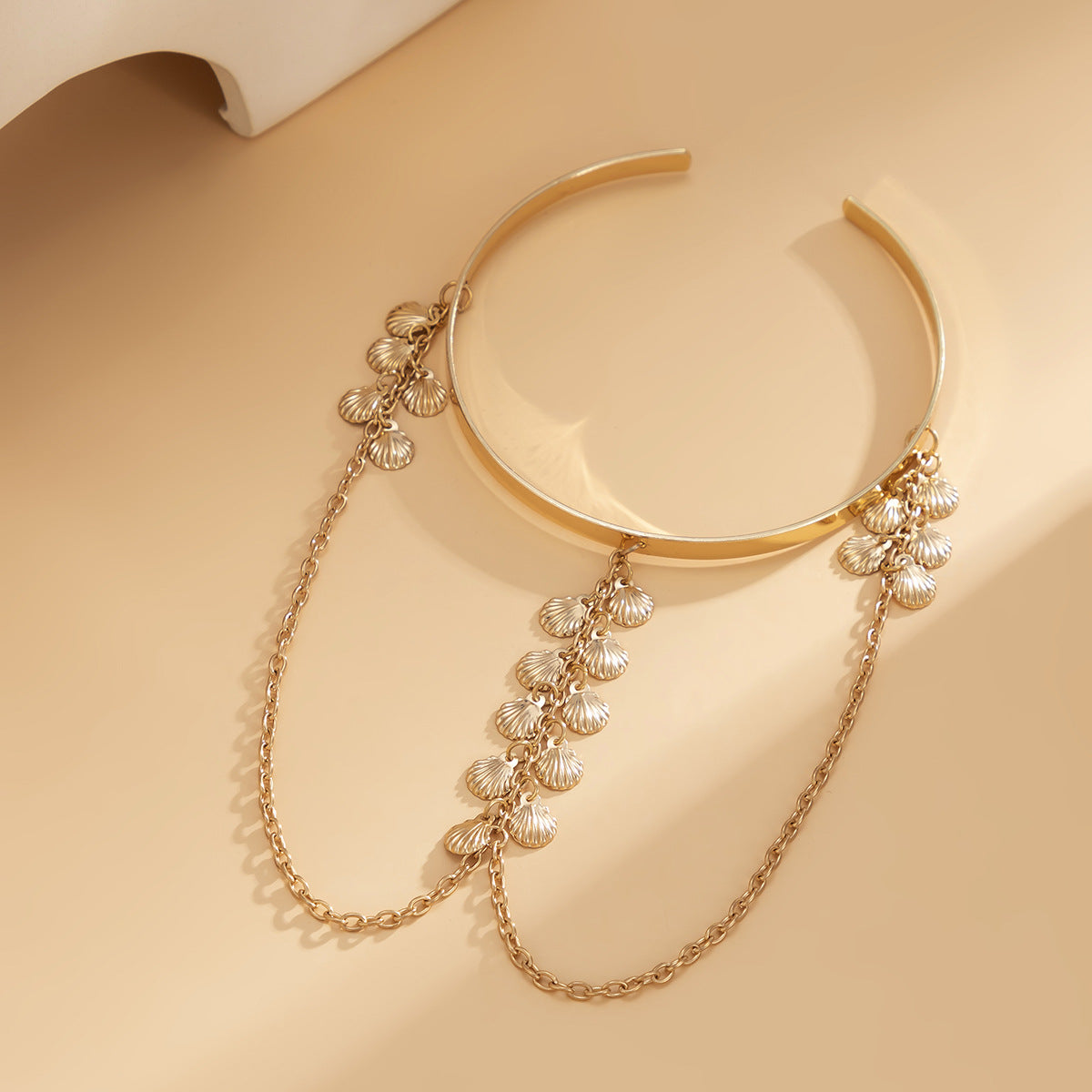 Ethnic style, personalized metal iron chain, arm chain, niche, simple, open-ended arm bracelet, arm ring, female V.I.P Digital Presence