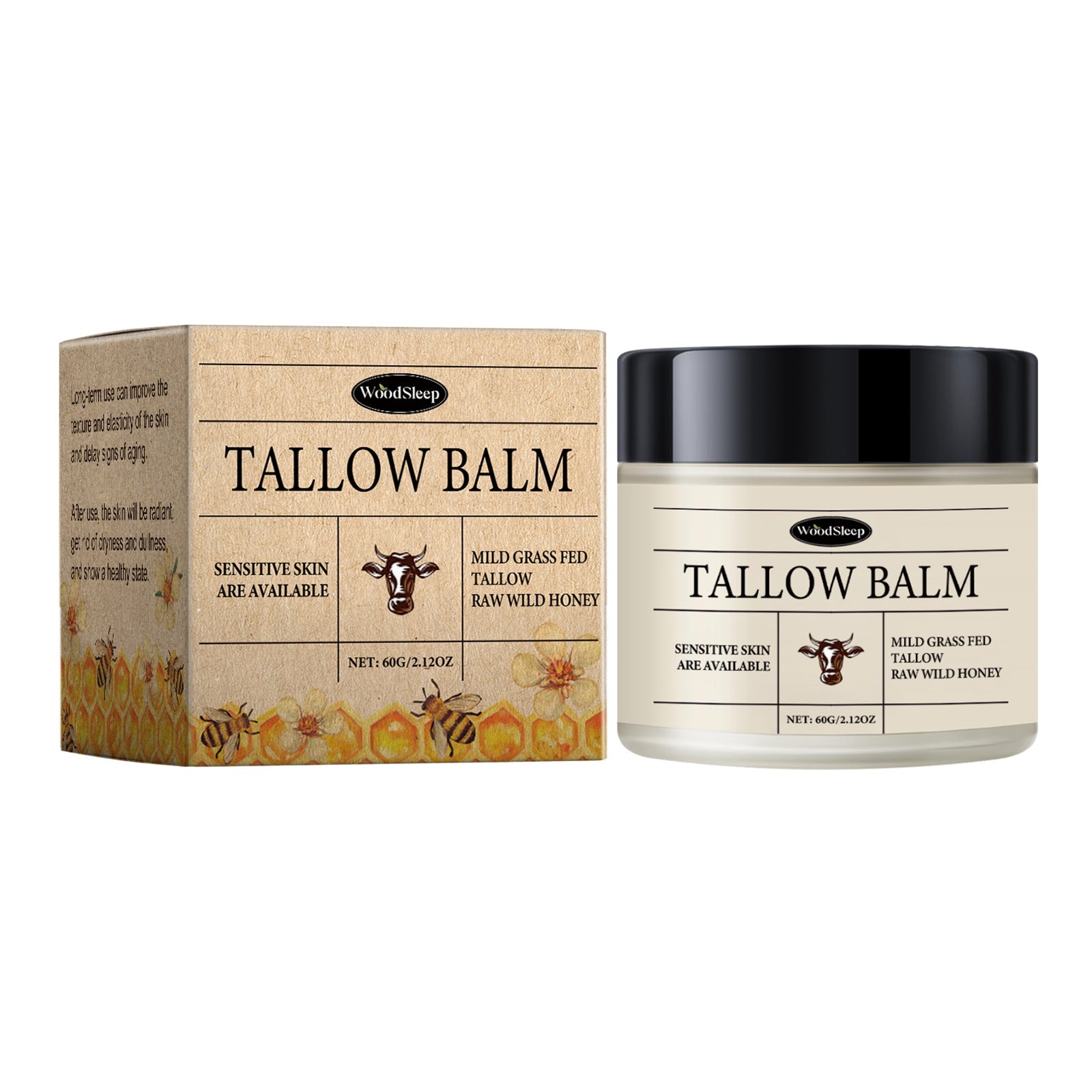 Woodsleep Honey Moisturizer Gentle Moisturizing, Hydrating, Firming, Tender And Refreshing Nourishing Skin Cream