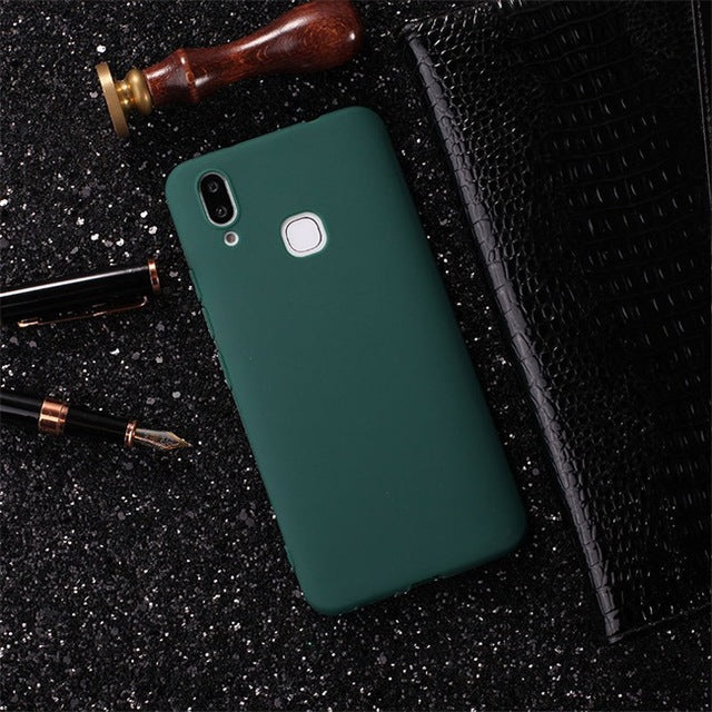 Solid Color Soft Case For Vivo X21Case Vivo Case Silicone Back Cover For Vivo X20 Coques Capa Funda V.I.P Digital Presence