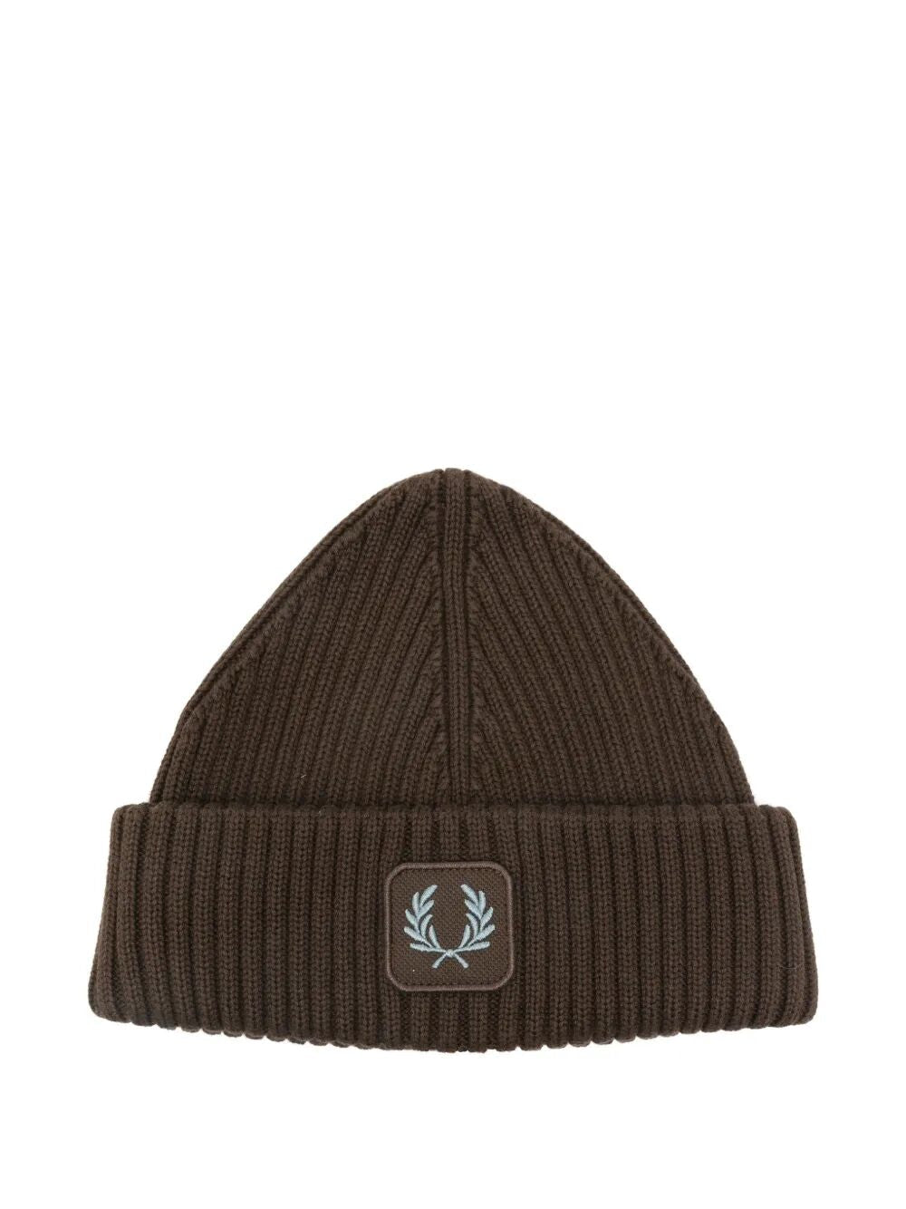 FRED PERRY Cotton Ribbed Beanie