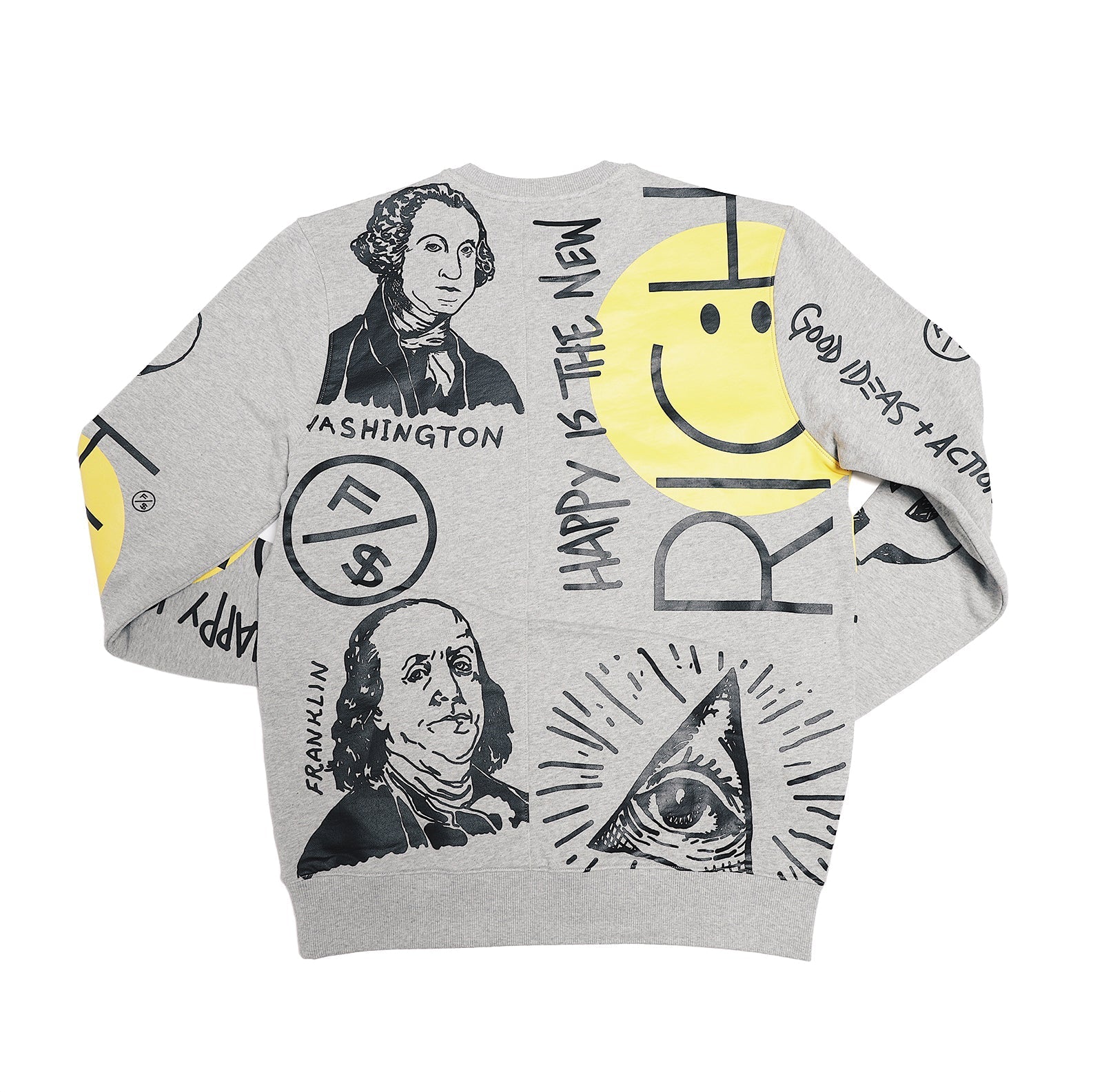 Graphic Statement Sweater – Streetwear Print Crewneck – Oversized Art Knit Rose In Concrete 🥀