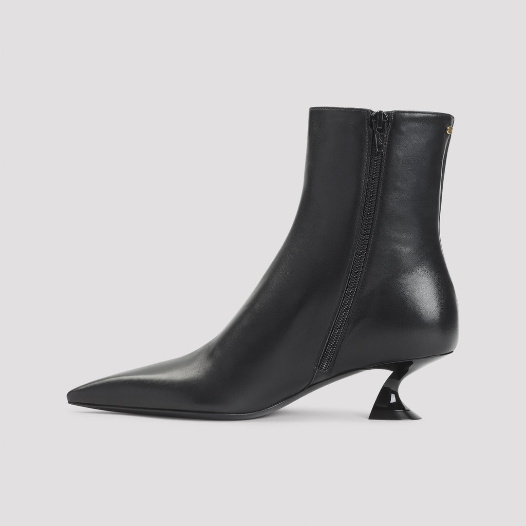 LANVIN Mini Kitten Heel 50 mm Lambskin Ankle Boots