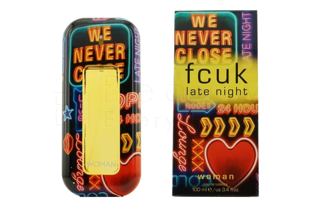 Fcuk Late Night By French Connection For Women 3.4oz EDT Spray