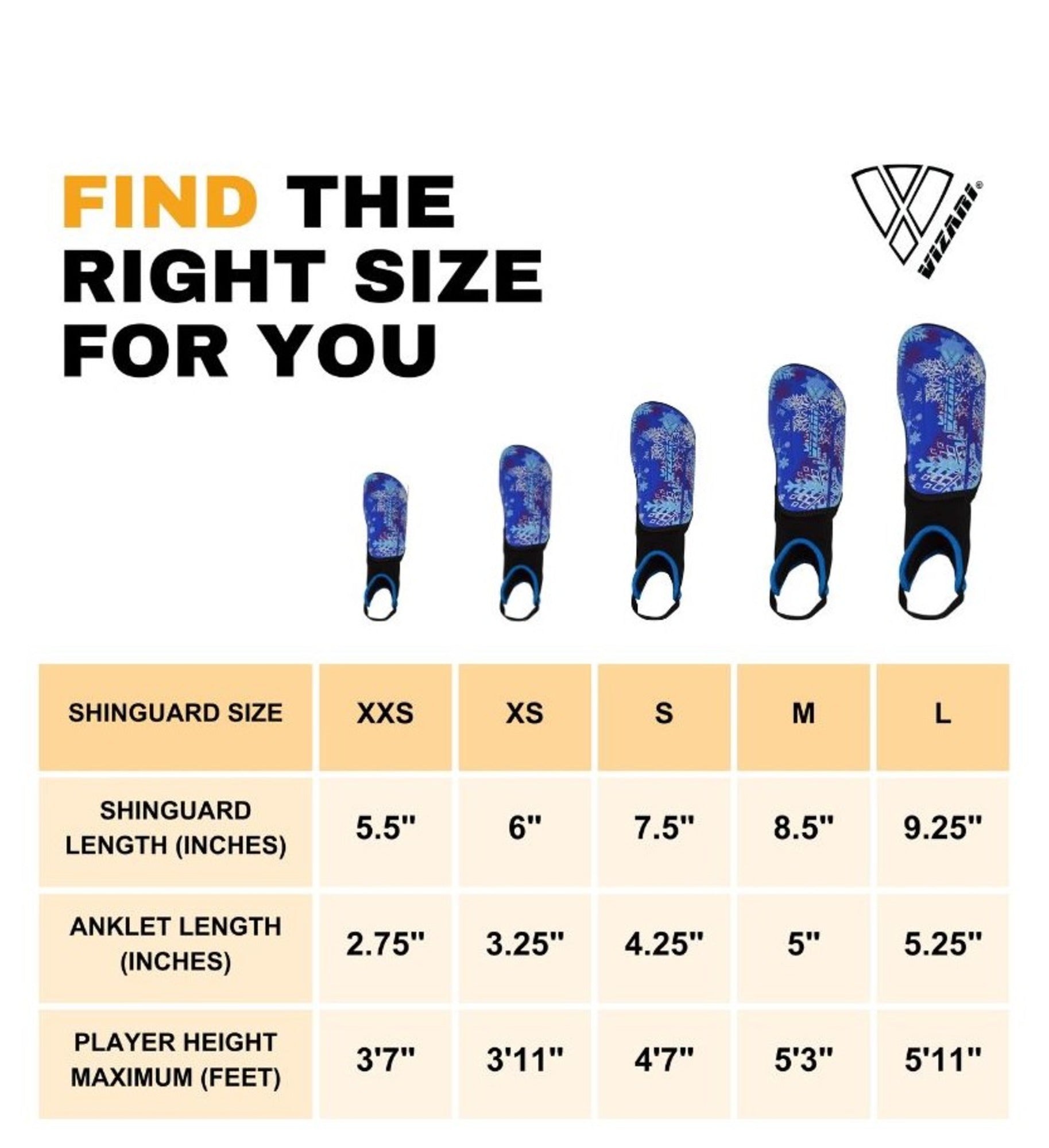 Vizari Frost 2 Soccer Shin Guards with Ankle Protection – Blue/Purple Vizari Sports