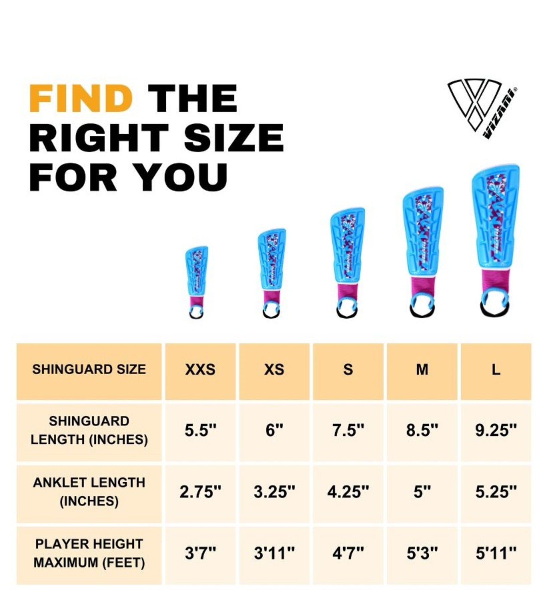 Vizari Frost Youth Soccer Shin Guards – Blue/Maroon Vizari Sports