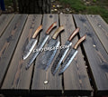 Rasp Tool Steel Kitchen Knife Set – Rustic Chef Collection & PAKKA Wood Handles