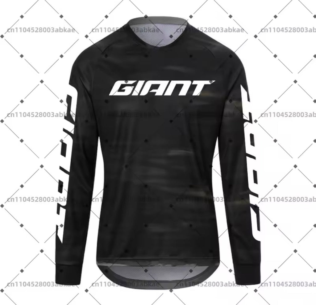 Giant Mountain Bike Jersey MTB Enduro off Road Shirt Downhill Sportswear Motorcycle T-shirt Long Sleeve Riding T-shirt NS Superstore