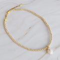 Satin Rope Baroque Pearl Necklace Ellisonyoung.com