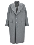 Dolce & Gabbana Single Breasted Wool Coat