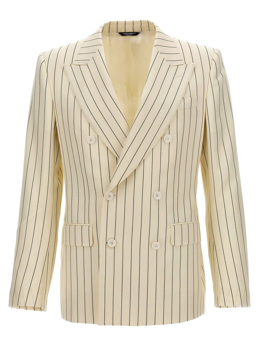Dolce & Gabbana Pinstriped Double Breasted Blazer