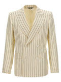 Dolce & Gabbana Pinstriped Double Breasted Blazer