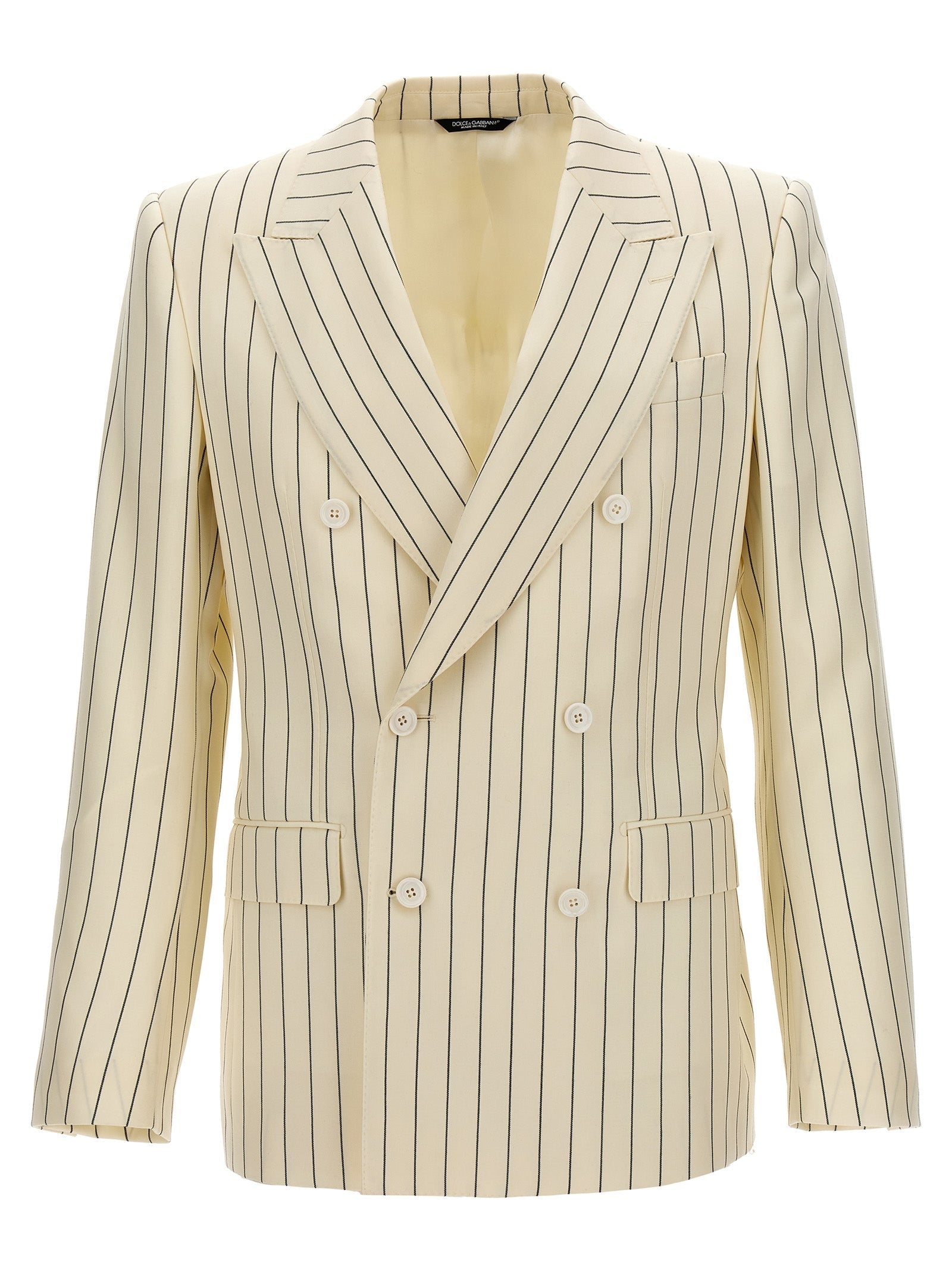 Dolce & Gabbana Pinstriped Double Breasted Blazer