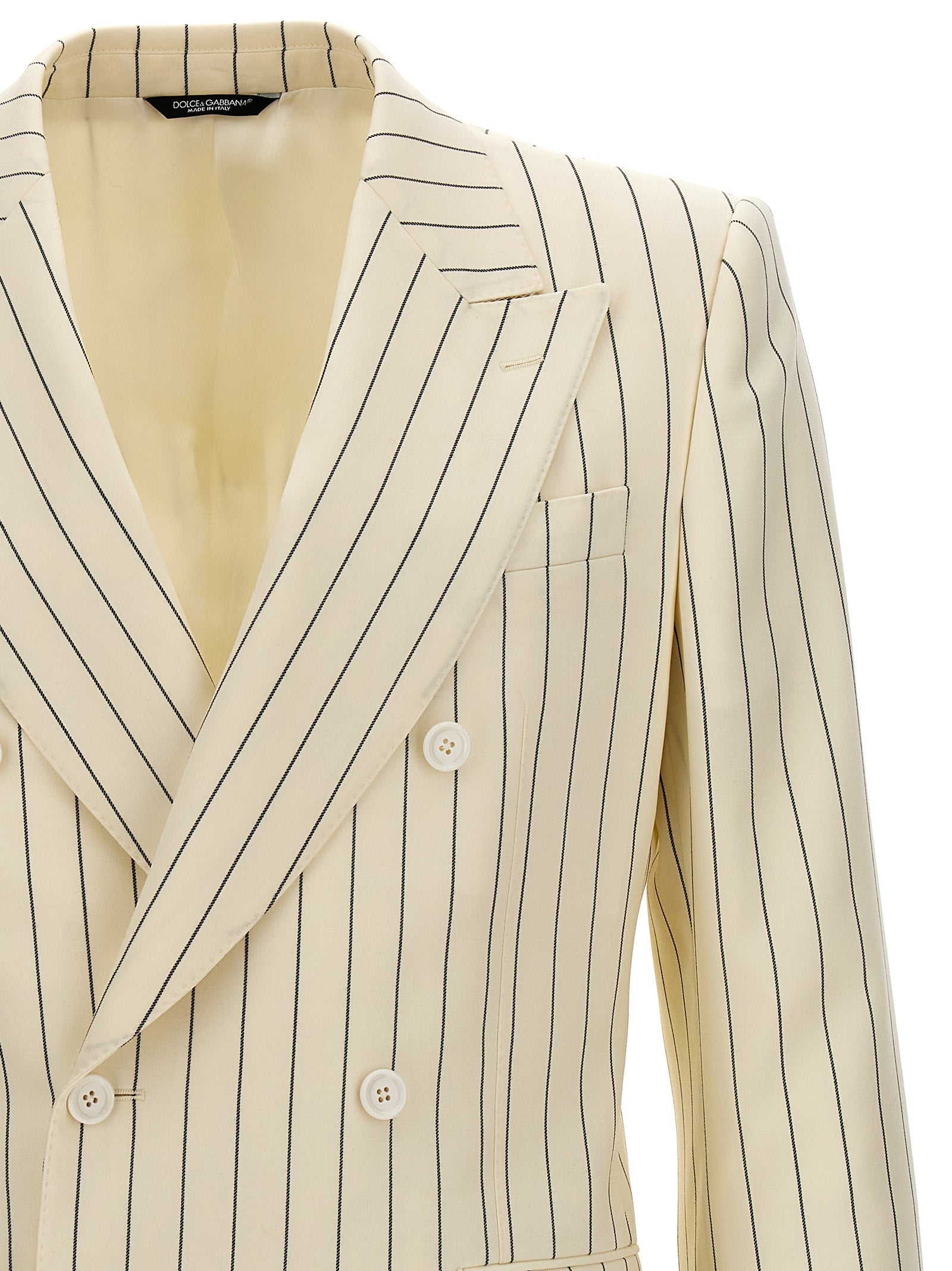 Dolce & Gabbana Pinstriped Double Breasted Blazer