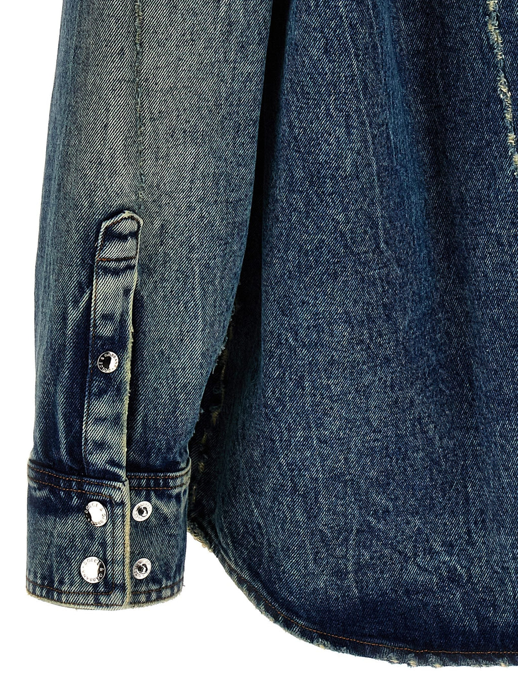 Dolce & Gabbana Denim Hooded Overshirt