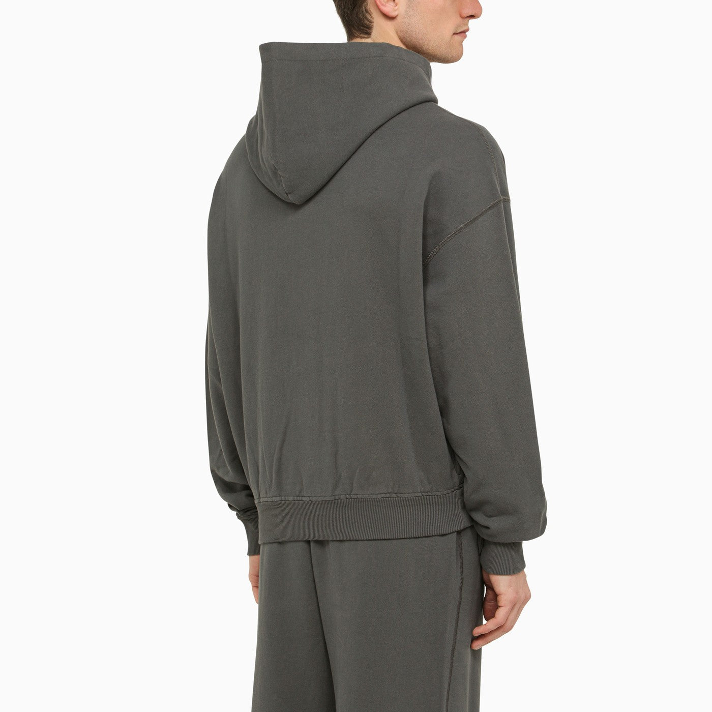 Dolce&Gabbana Grey Sweatshirt Hoodie With Logo