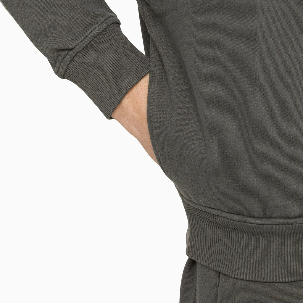 Dolce&Gabbana Grey Sweatshirt Hoodie With Logo