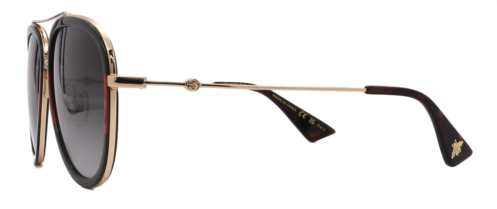 Gucci Sunglasses GG0062S-003-57-17-140 Non-Polarized FrameVault