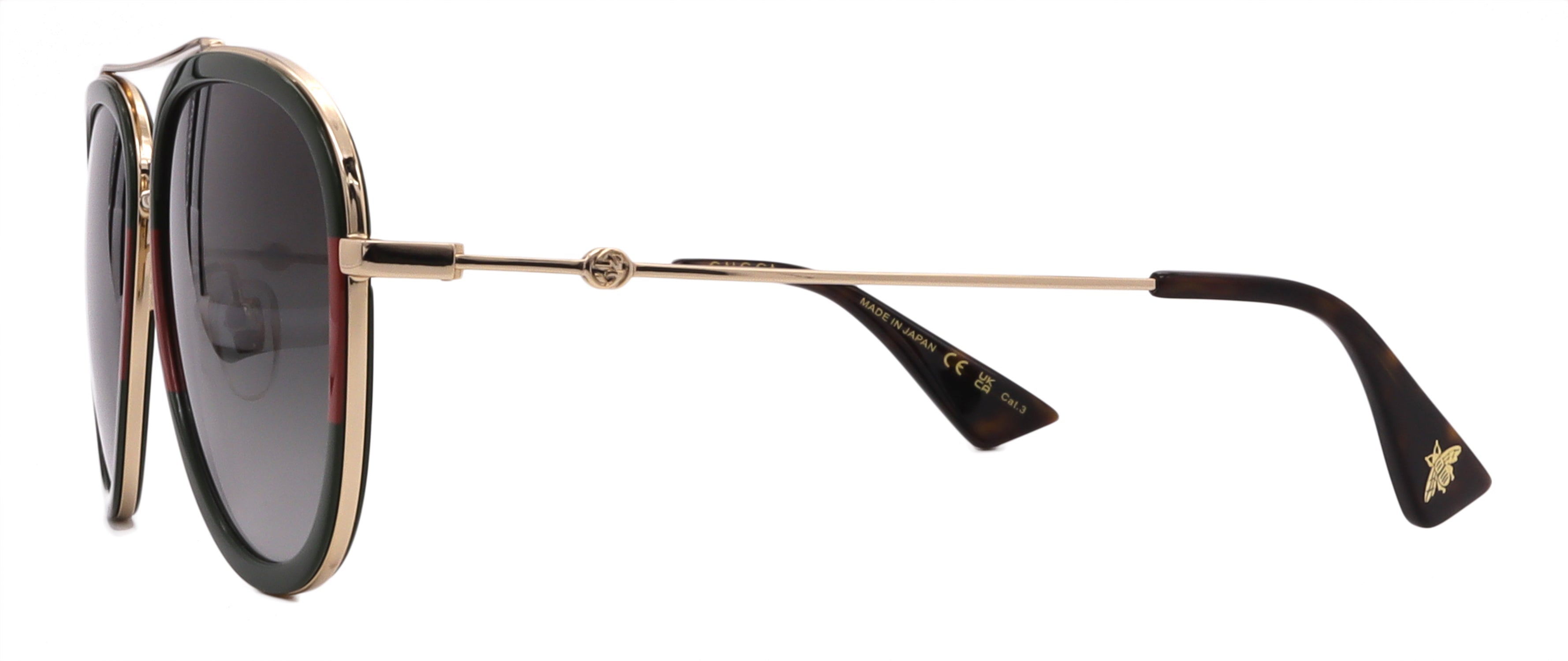 Gucci Sunglasses GG0062S-003-57-17-140 Non-Polarized FrameVault