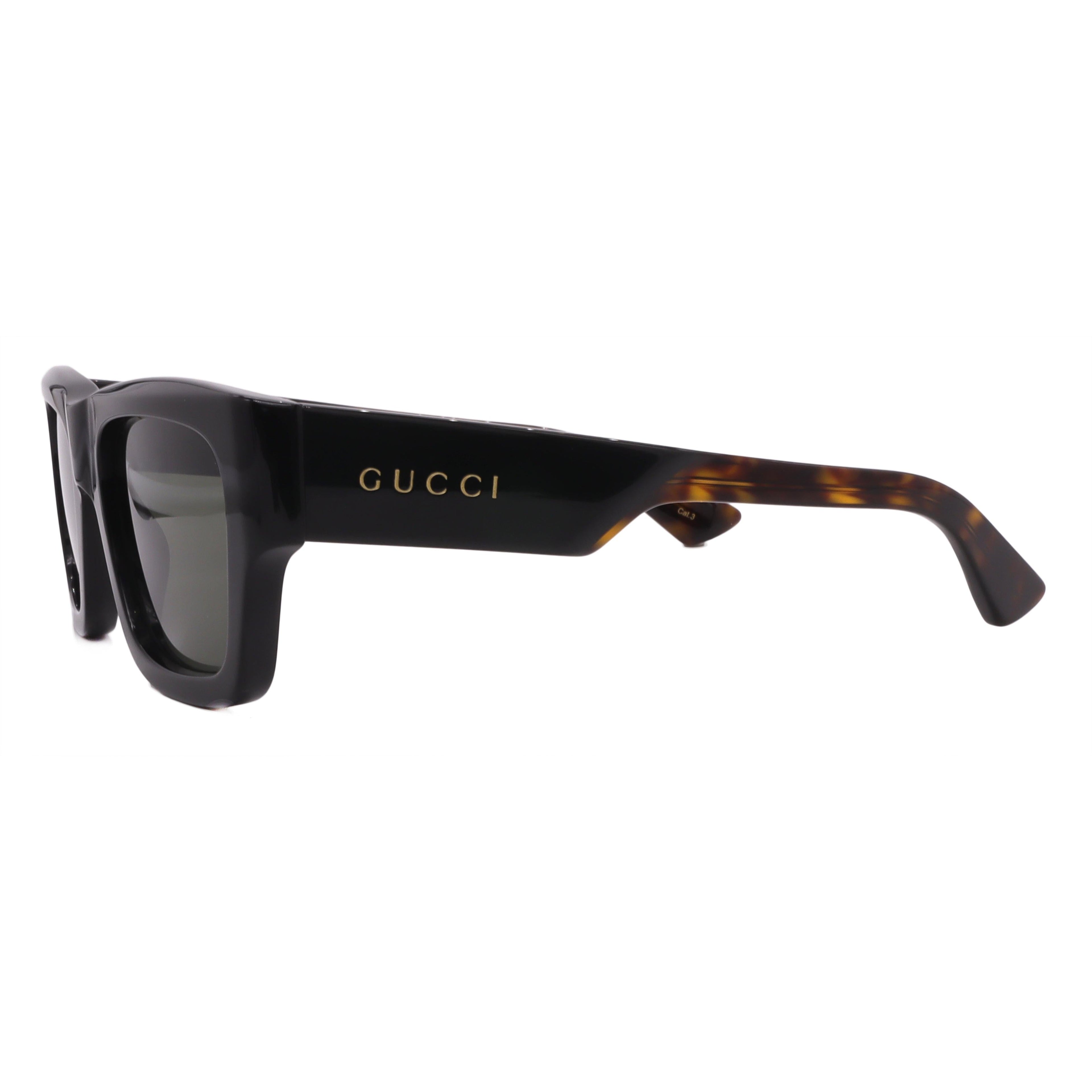 Gucci Sunglasses GG1668S-001-52-21-145 Non-Polarized FrameVault