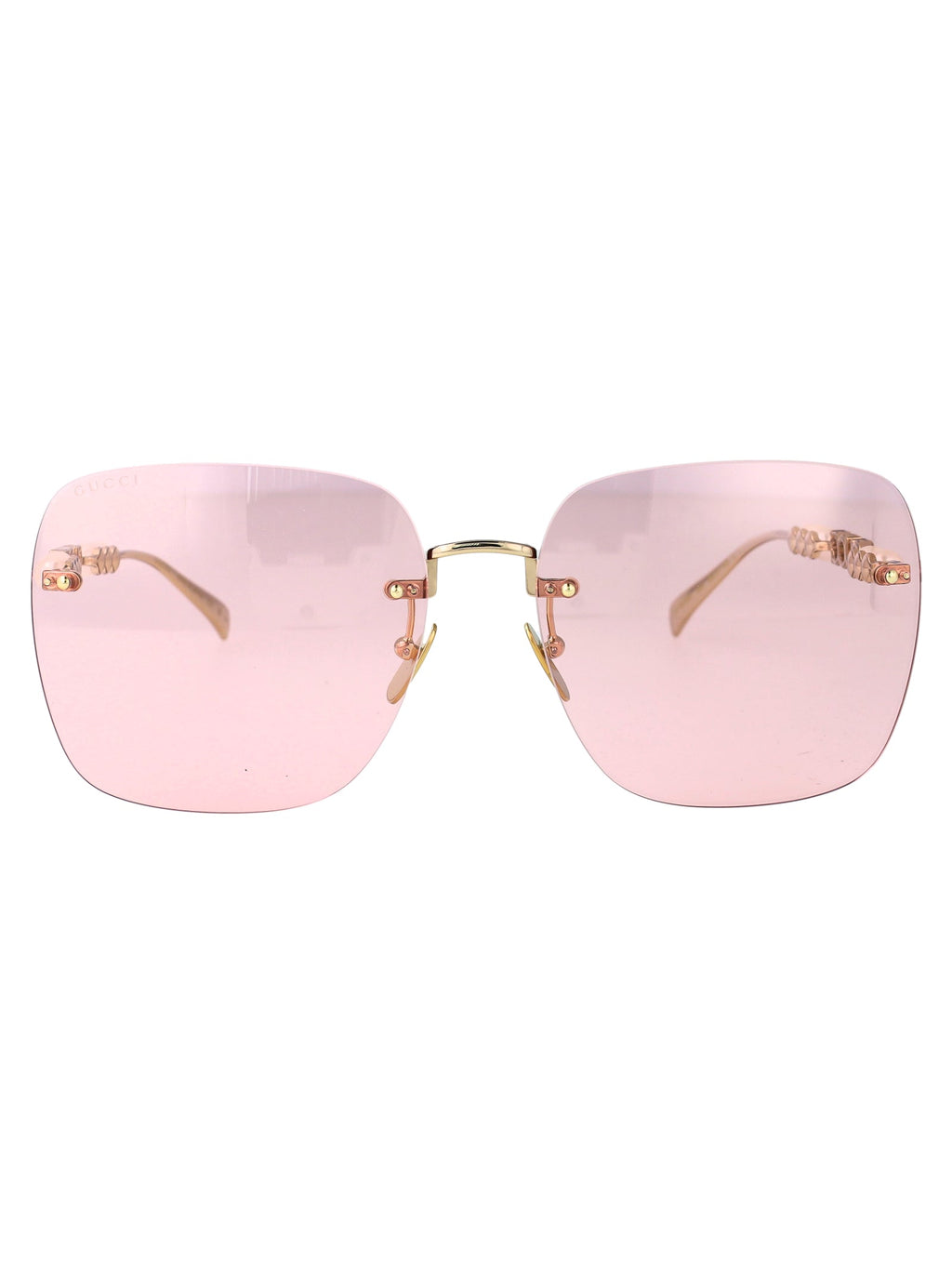 GUCCI Metallic Gold Sunglasses for Women