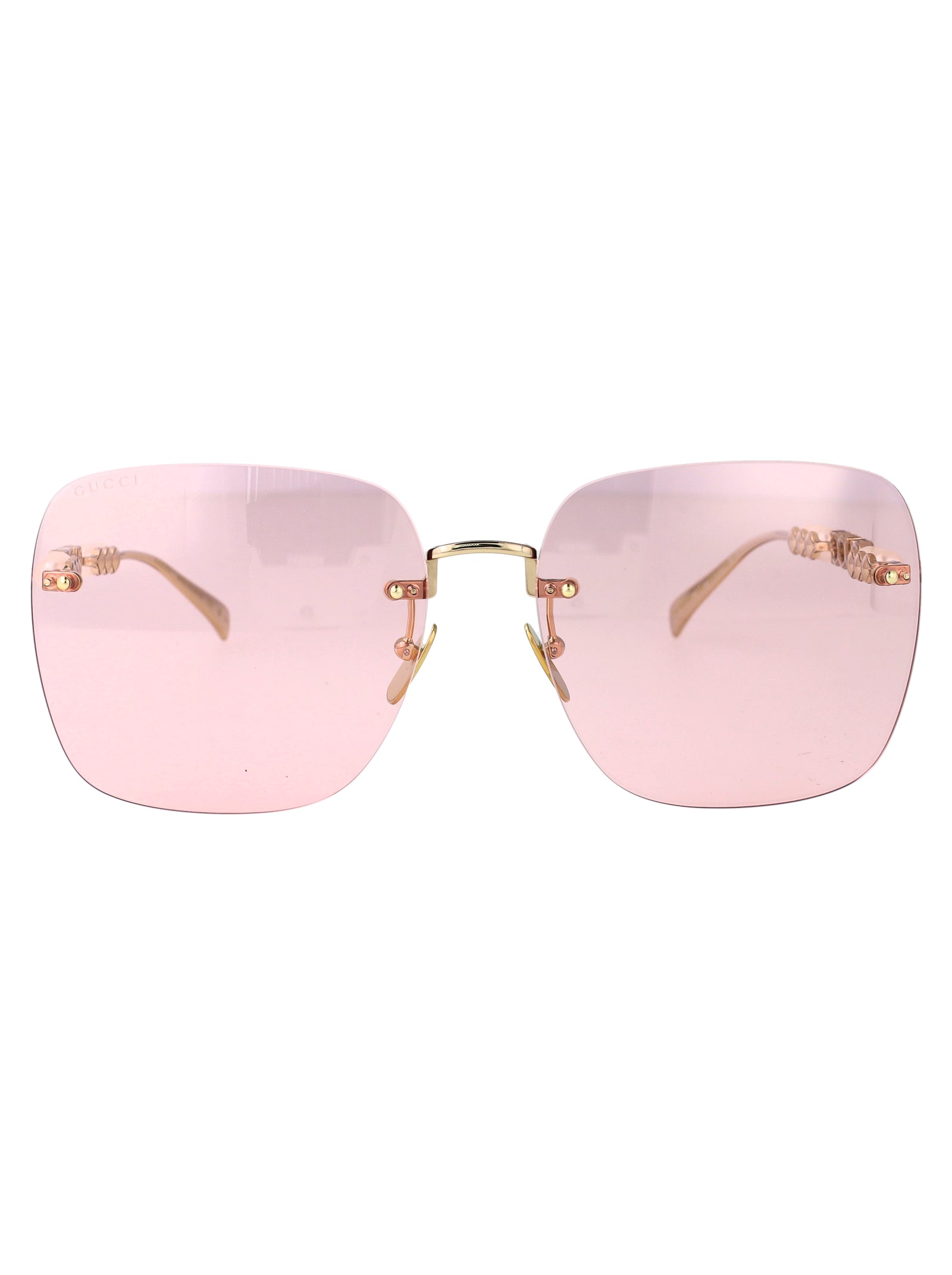 GUCCI Metallic Gold Sunglasses for Women