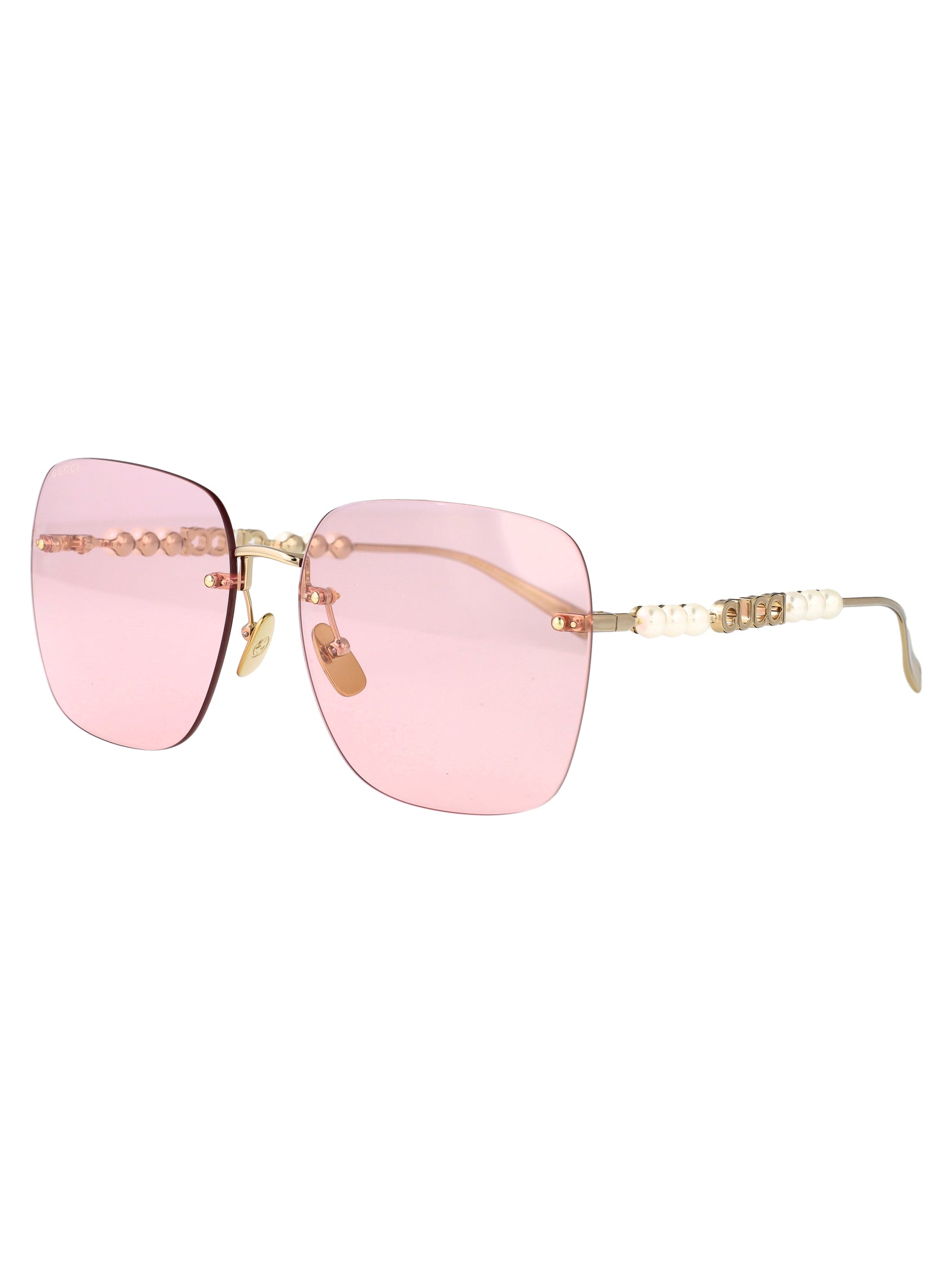 GUCCI Metallic Gold Sunglasses for Women