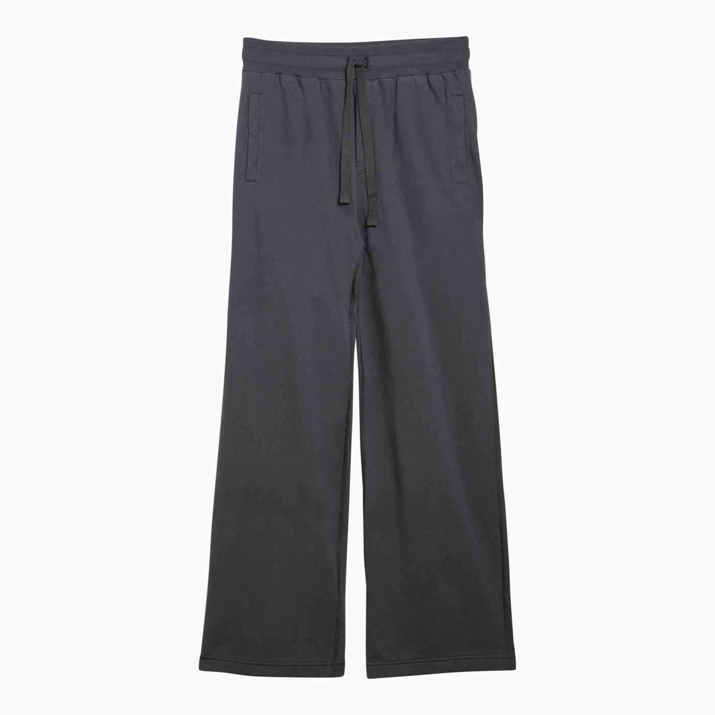 Dolce&Gabbana Grey Jogging Trousers In Cotton