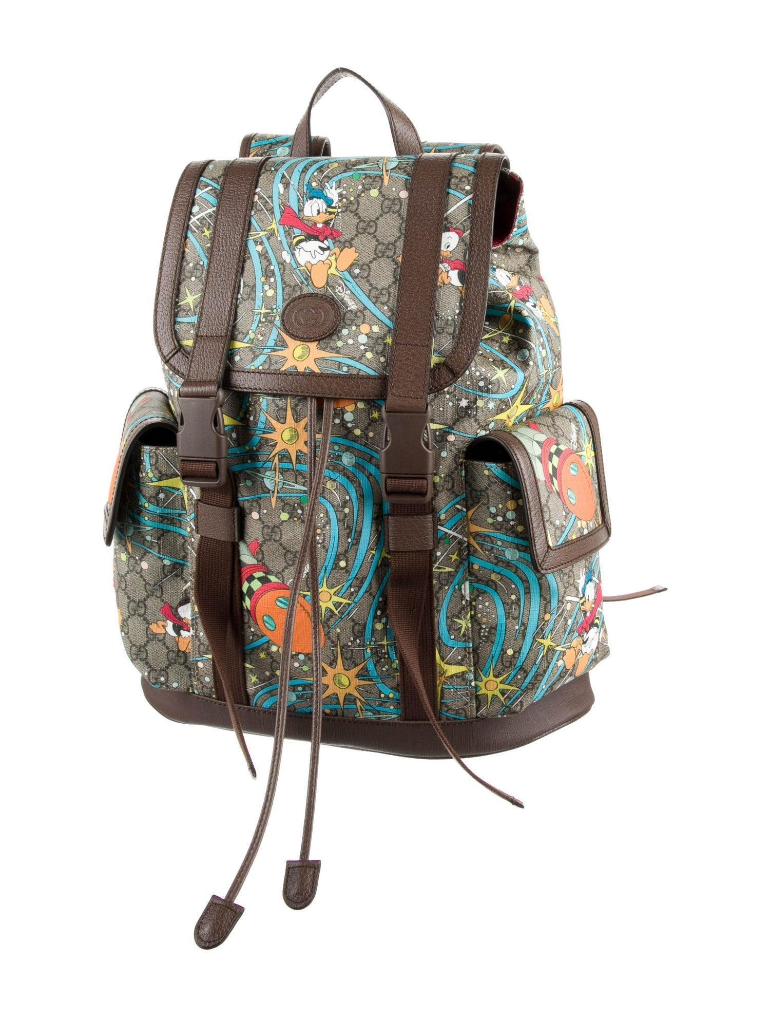 Gucci x Disney GG Supreme Donald Duck Backpack Banlieue91