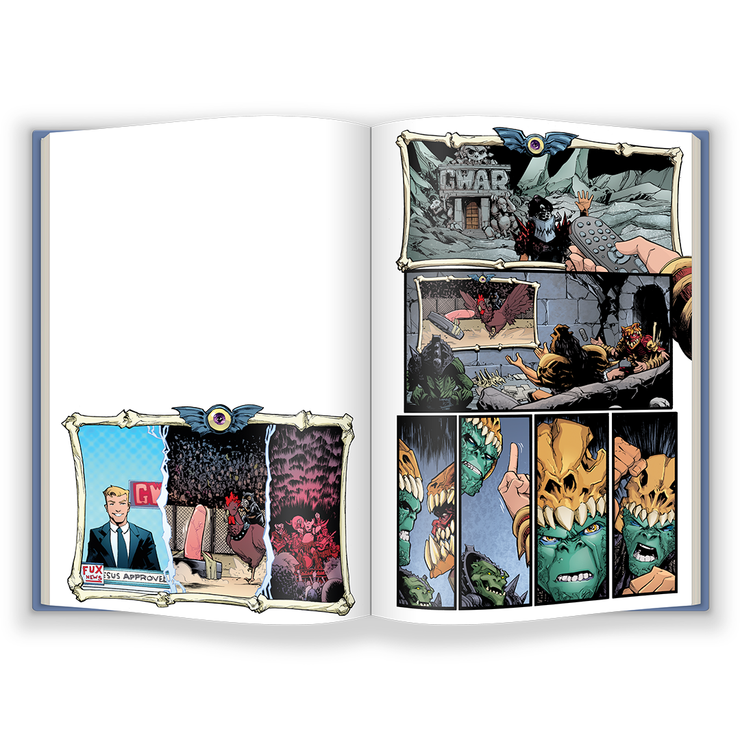 GWAR: In The Duoverse of Absurdity - SIGNED Super Deluxe Bundle Z2 Comics