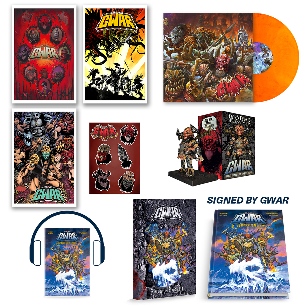 GWAR: In The Duoverse of Absurdity - SIGNED Super Deluxe Bundle Z2 Comics
