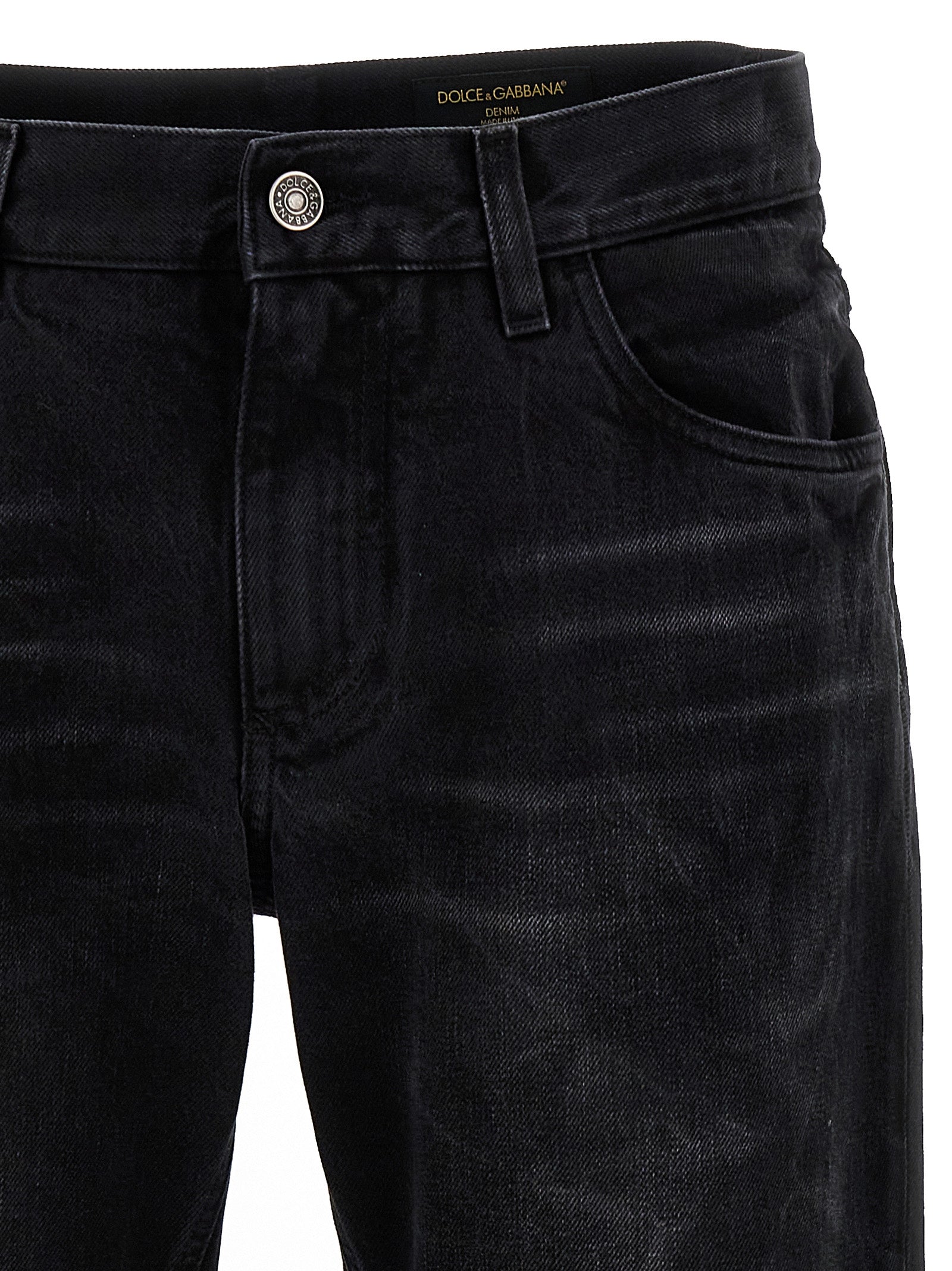 Dolce & Gabbana Logo Plaque Jeans