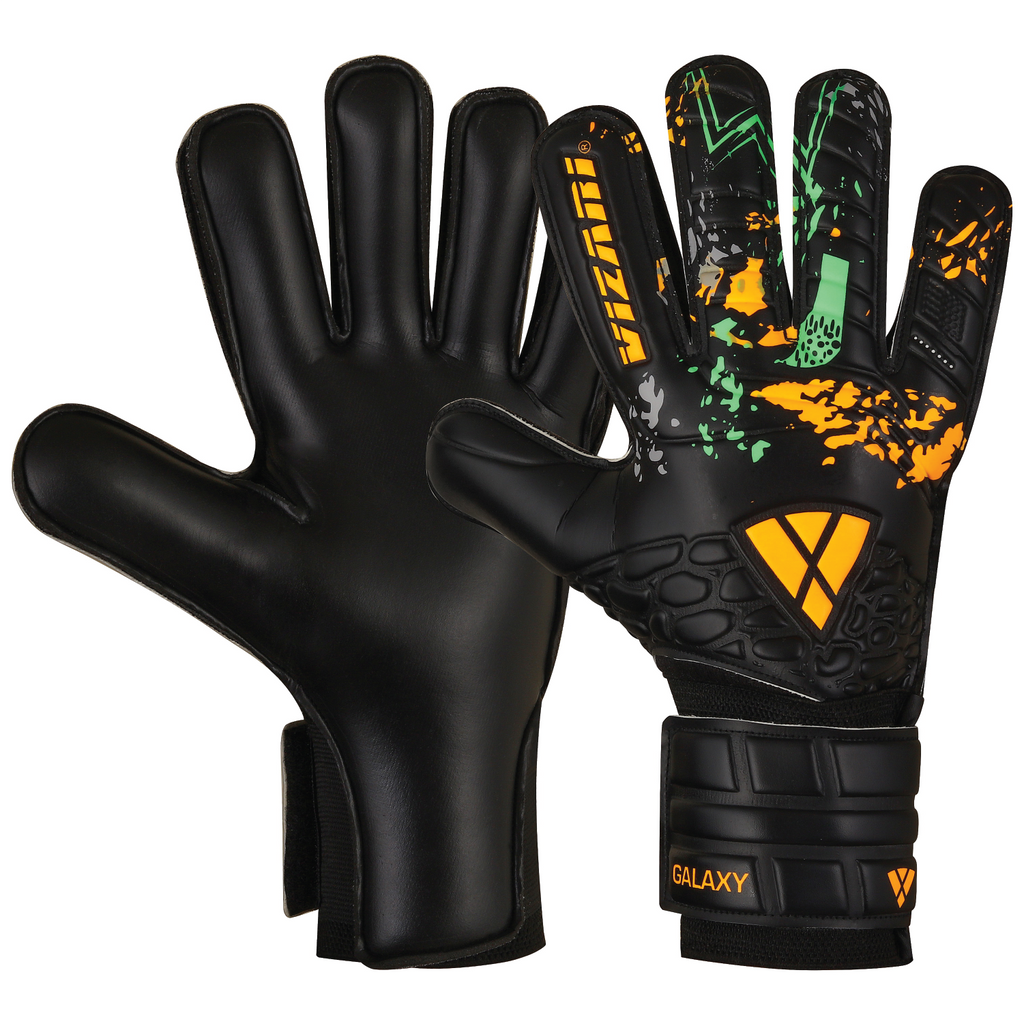 Galaxy F.P. Goalkeeping Glove-Black/Orange Vizari Sports