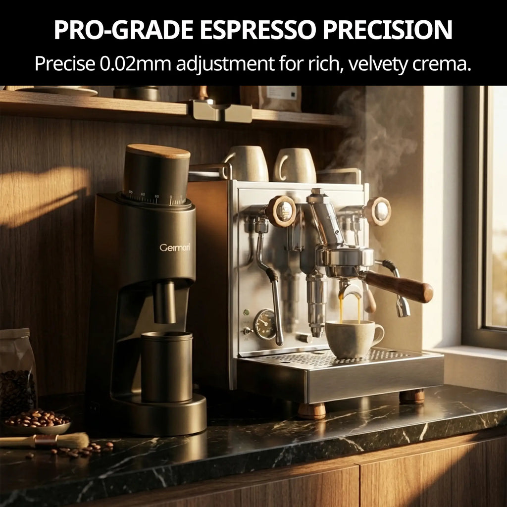 Geimori GU38 Coffee Grinder | Compact Single Dose Grinder Wirsh