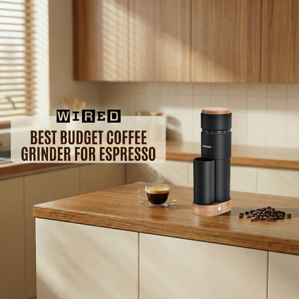 Geimori T38 Plus Electric Coffee Grinder | Compact Plug-in Grinder Wirsh