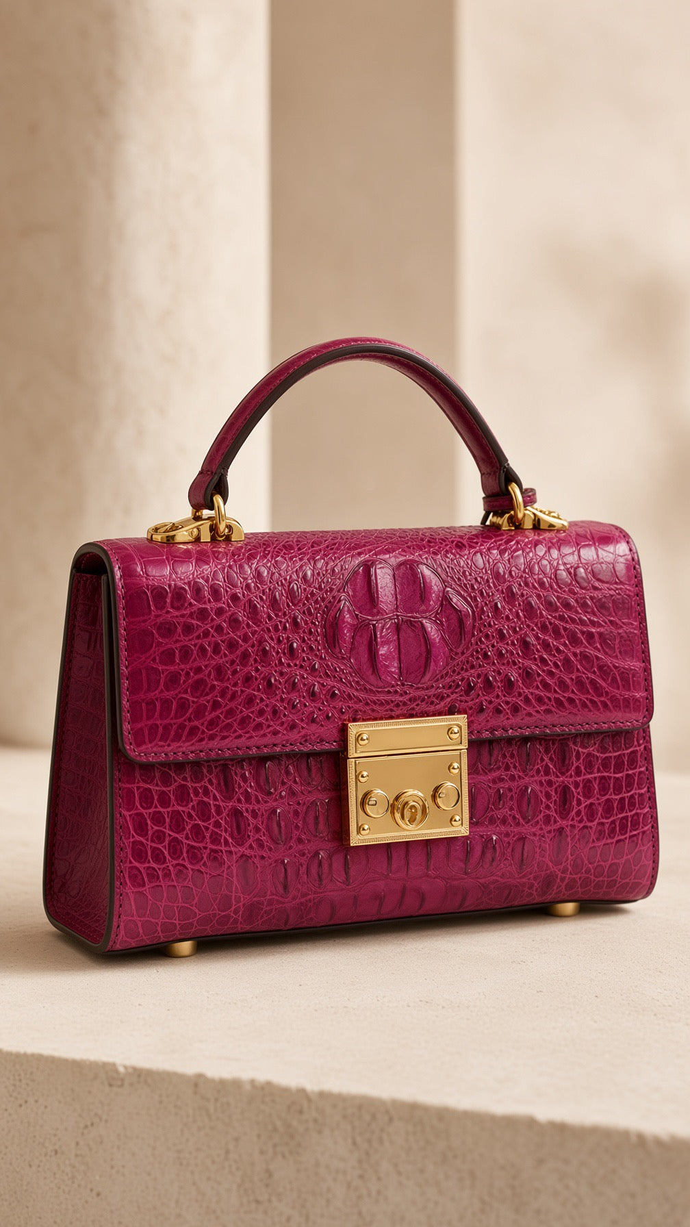 Genuine Leather Flap Shoulder Bag | Maison Novaire Signature Accessories BLAKESTORE-NG