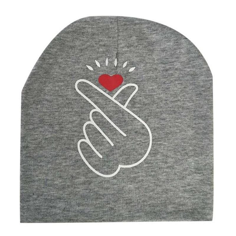 Modern Baby Hat Cute Ear Cotton Girls Cap Scarf Infant Hats Finger love Kids Boys Knitted Cap Winter hat I love mama/pap  Cap Stevvex